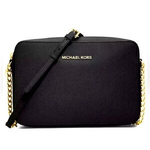 Leather Jet Set East West Crossbody